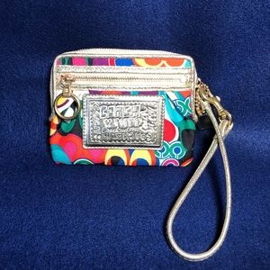 Coach Poppy Wristlet